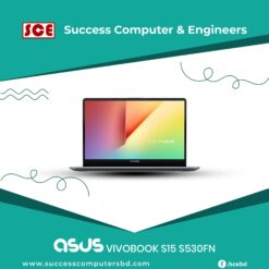 Asus VivoBook S15 S530FN 8th Gen Intel Core i5 8265U (1.6GHz-3.9GHz, 4GB DDR4 Ram , 1TB HDD, 1 x M.2 Slot) Nvidia MX150 2GB Graphics, 15.6 Inch FHD (1920x1080) Matte Display, Backlit KeyBoard, Finger Print Sensor, Windows 10, Gun Metal Notebook #BQ542T/EJ560T