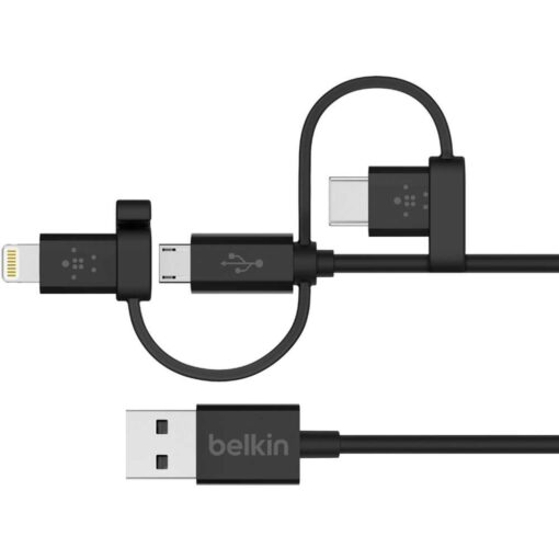 Belkin USB-A TO MICRO USB/LTG/USB-C,4,CHRG/SYNC CABLE