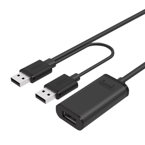 Unitek Y-278 USB2.0 USB-A Male to USB-A Female Active Extension Cable 10m