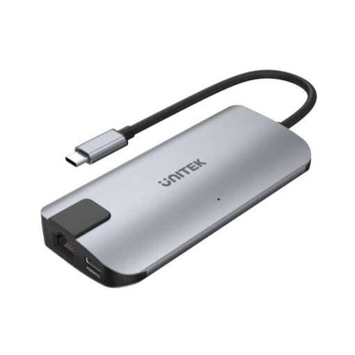 Unitek Y-DK09016 USB3.1 Type C Multi-Port HUB with Power (USB Type A + USB Type C + HDMI+VGA+ Lan)