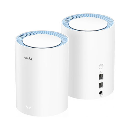 CUDY M1200 (2-Pack) AC1200 Dual Band Whole Home Wi-Fi Mesh Router