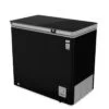 ECO+ 142 LITER FREEZER GLASS DOOR BLACK