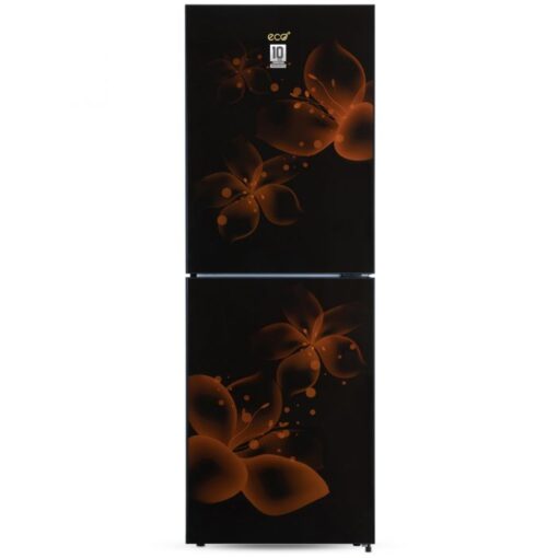 ECO+ 218 LITER FRAMELESS GLASS DOOR MAGNOLIA FRIDGE WITH BASE