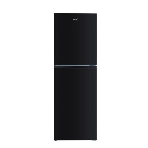 ECO+ 260 LITER FRAMELESS GLASS DOOR REFRIGERATOR BLACK