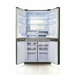 Alternative view of Sharp 4-Door Refrigerator SJ-FX87V-BK | 605 Liters - Black