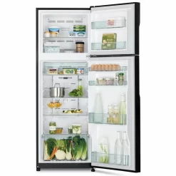 Alternative view of Hitachi Stylish Line Refrigerator| R-H350P7PBK (BBK)