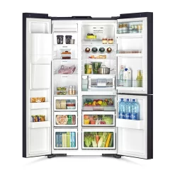 Alternative view of Hitachi Side By Side Refrigerator | R- M820VAG9PBX(GBZ) | 633L
