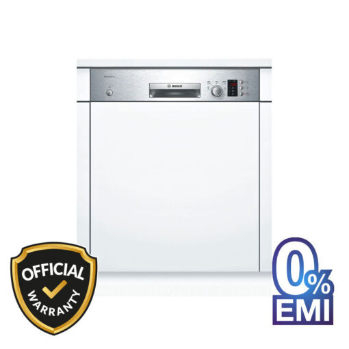 BOSCH SMI53D05GC Serie 4 Semi-Integrated Dishwasher60 Cm Stainless Steel