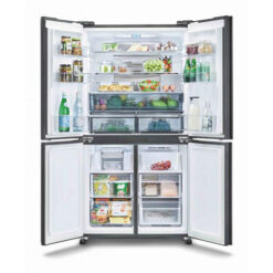 Open Fridge with Food-VX77ES-DS Refrigerator