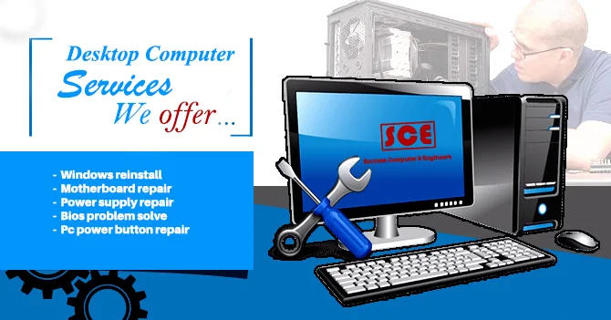 desktop computer Repair Service banner