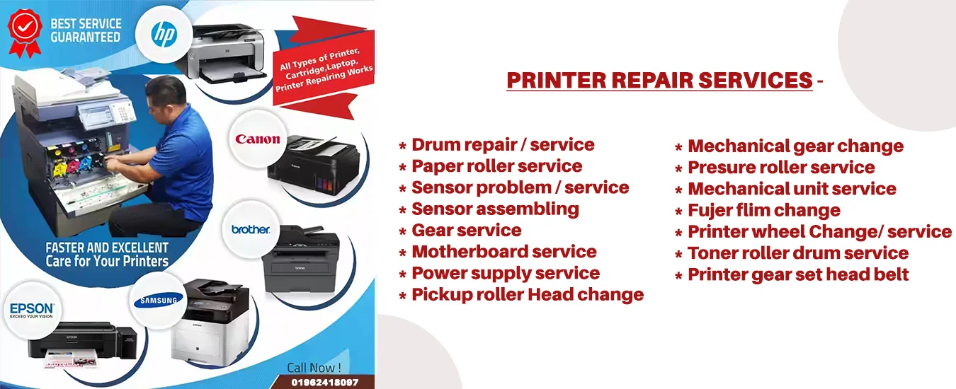 printer repair banner