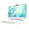 HP 24-cb1038nh | Intel® Core™ i7 12th GEN – 1255U | 8GB RAM | 512GB NVMe SSD | Intel Iris Xᵉ Graphics | 23.8″ FHD | Touch-Screen | Starry White | FreeDOS | Bundle All-in-One PC (6W1B0EA)